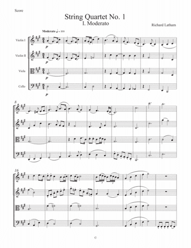 String Quartet No. 1 - IV: Allegro