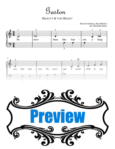 Gaston (arr. Elizabeth Essex)