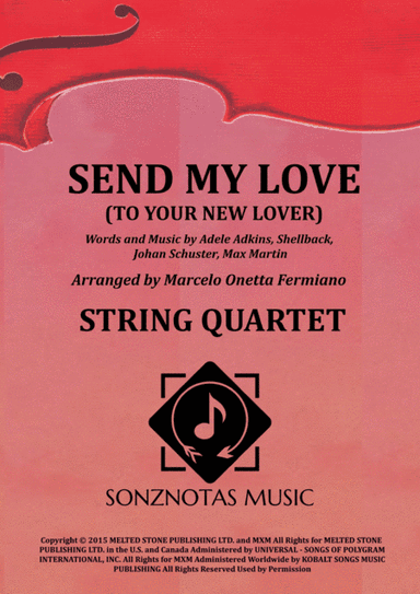 Send My Love (to Your New Lover) (arr. Marcelo Onetta Fermiano)
