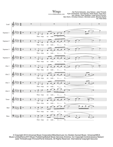 Wings (arr. Rob Dietz)