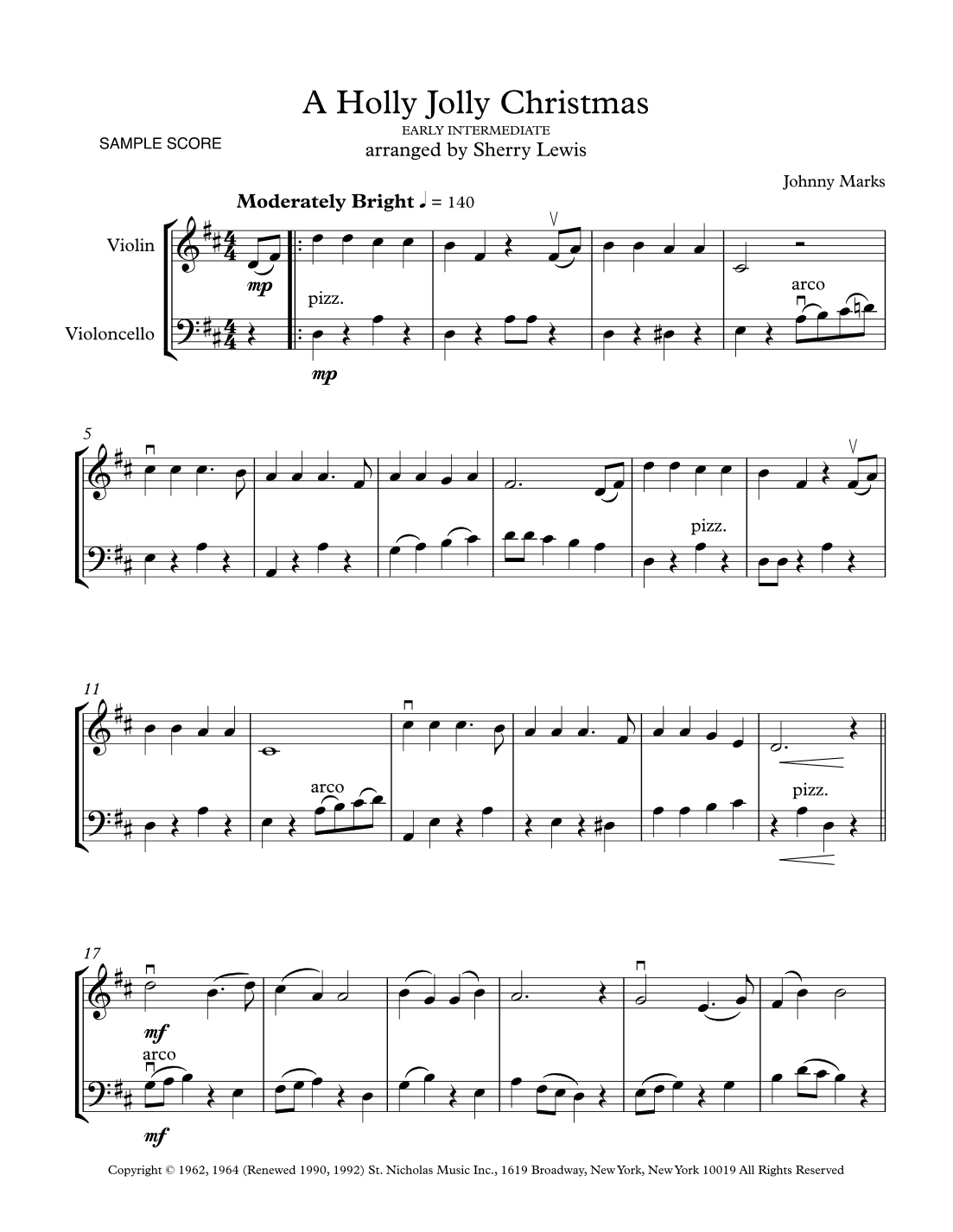 A Holly Jolly Christmas (arr. Sherry Lewis)