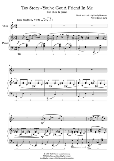 You've Got A Friend In Me (arr. Edwin Sung)
