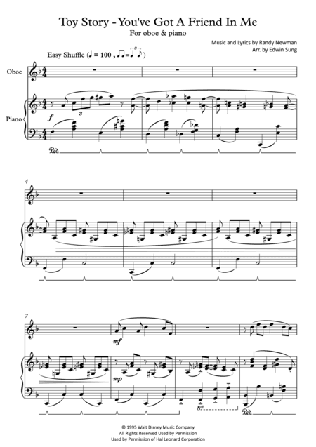 You've Got A Friend In Me (arr. Edwin Sung)