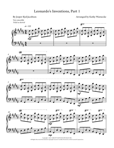 Leonardo S Inventions Part 1 (arr. Kathy Warnecke)