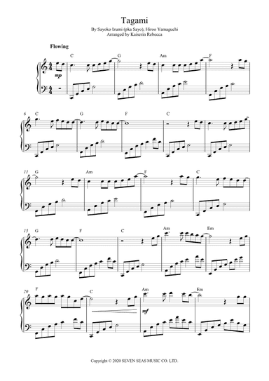 Tagami (arr. Kaiserin Rebecca)