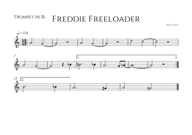 Freddie Freeloader (arr. Rafael Fernandes da Silva)