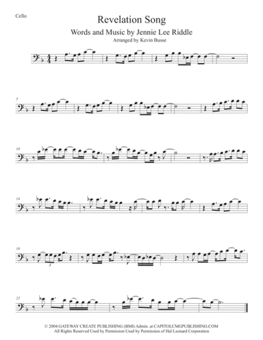 Revelation Song (arr. Kevin Busse)