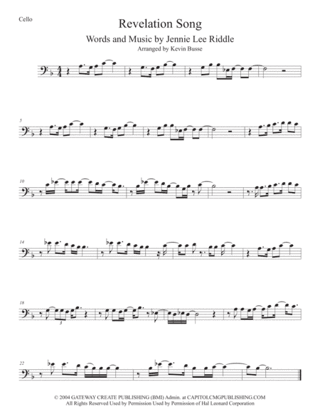 Revelation Song (arr. Kevin Busse)