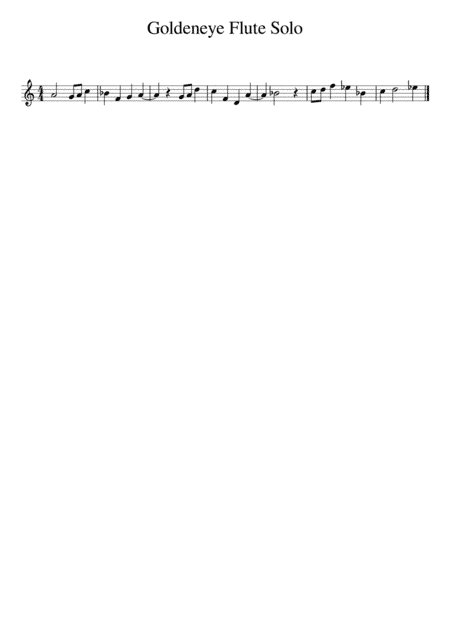 Goldeneye (film Incidental Music) (arr. Robert Culliton)