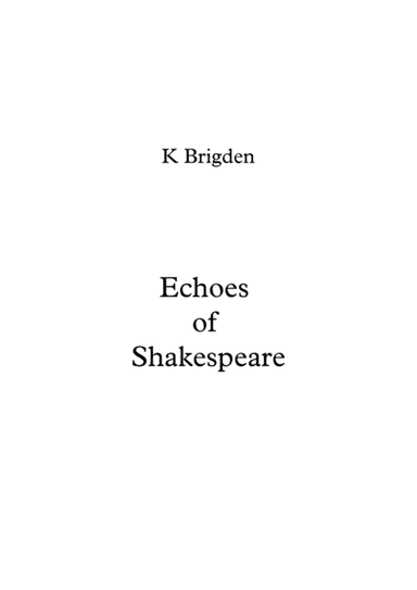Echoes of Shakespeare