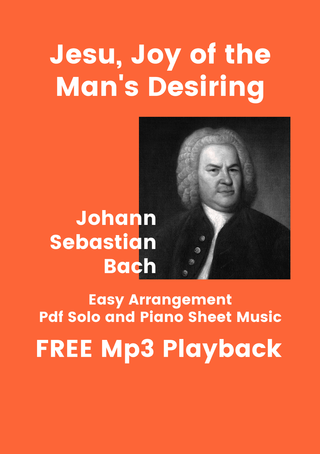 Jesu, Joy Of Men's Desiring (Bach) + FREE Playback + Pdf Solo and Piano Parts (arr. Fabio Eduardo de Oliveira)