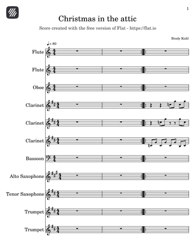 Christmas in the attic