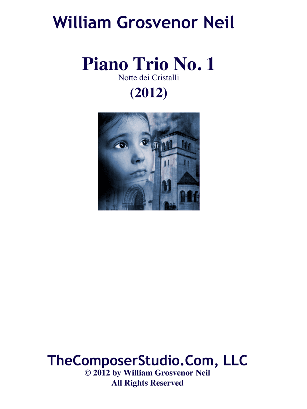 Piano Trio No.1 for piano, violin, and 'cello  "Night of Broken Glass"