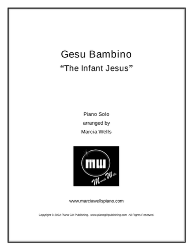 Gesu Bambino "The Infant Jesus" (arr. Marcia Wells)
