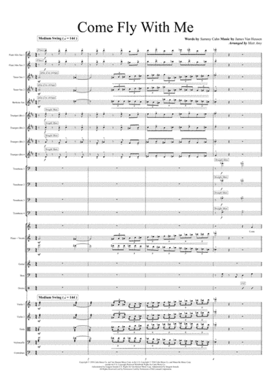Come Fly With Me (arr. Matt Amy)
