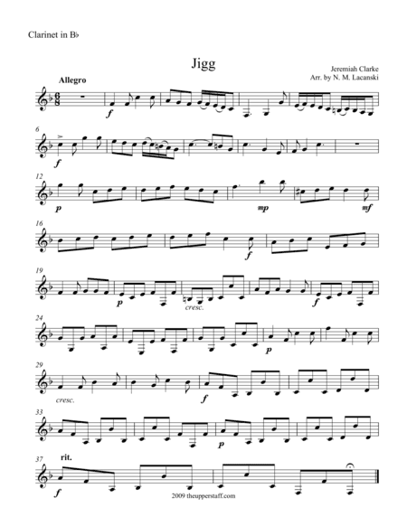 Jigg (arr. Nick Lacanski)