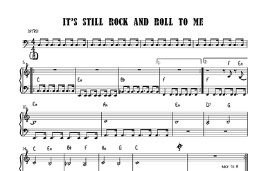 It's Still Rock And Roll To Me (arr. Sarah Jane Cion)