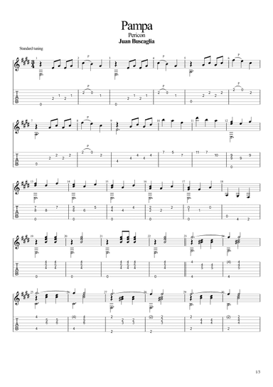 Pampa (Argentinean folk) (arr. Leonardo Ramos)