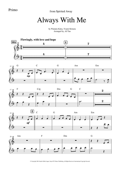 Itsumo Nandodemo (always With Me) (arr. AJ Tan)