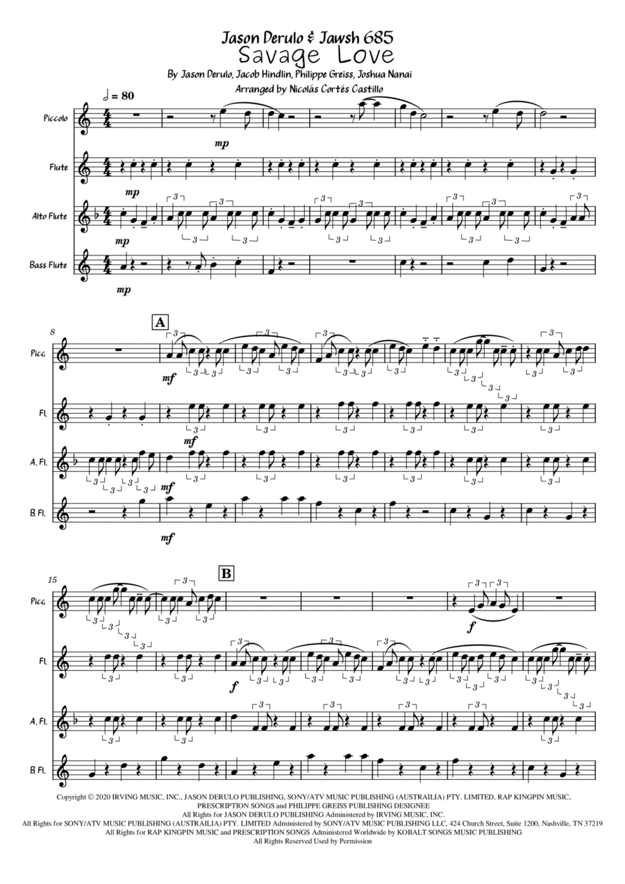 Savage Love (arr. Nicolás Cortés Castillo)