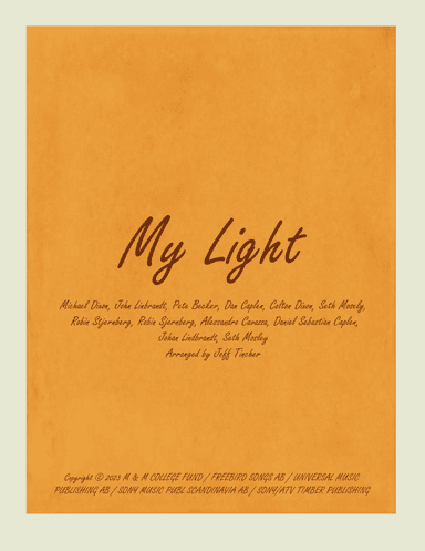 My Light (arr. Jeff Tincher)