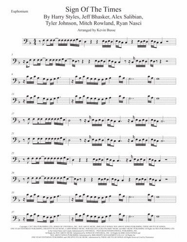 Sign Of The Times (arr. Kevin Busse)