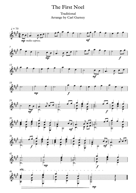 The First Noel (arr. Carl Gurney)