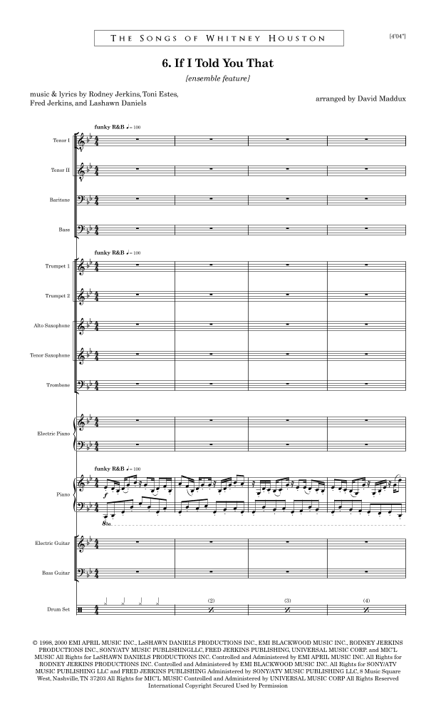 If I Told You That (arr. David Maddux)