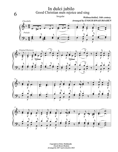 Indulci jubilo ( Hymn tune ) (arr. Enoch Kwasi Boahen)