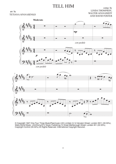 Tell Him (arr. Tetiana Afanasenko)