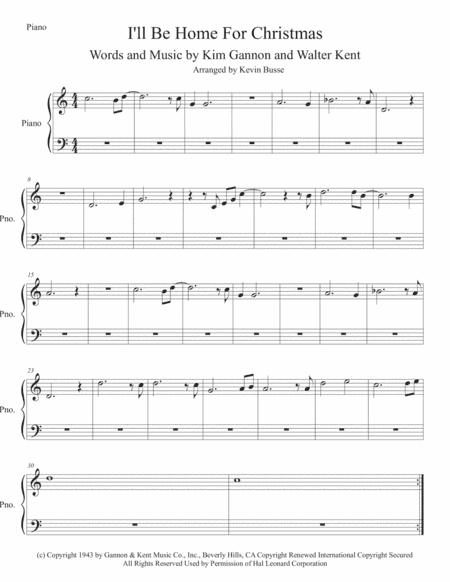 I'll Be Home For Christmas (arr. Kevin Busse)