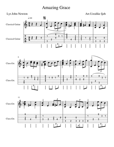 Amazing Grace (arr. Uzodike Ijeh)