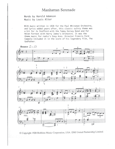 Manhattan Serenade (arr. Robert Blond)