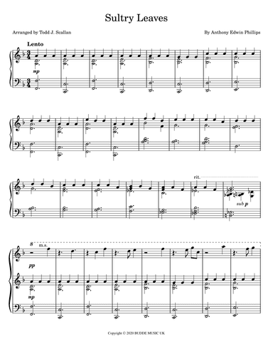 Sultry Leaves (arr. Todd J. Scallan)