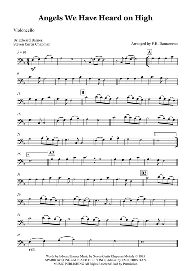 Angels We Have Heard On High (arr. P.H. Damasceno)