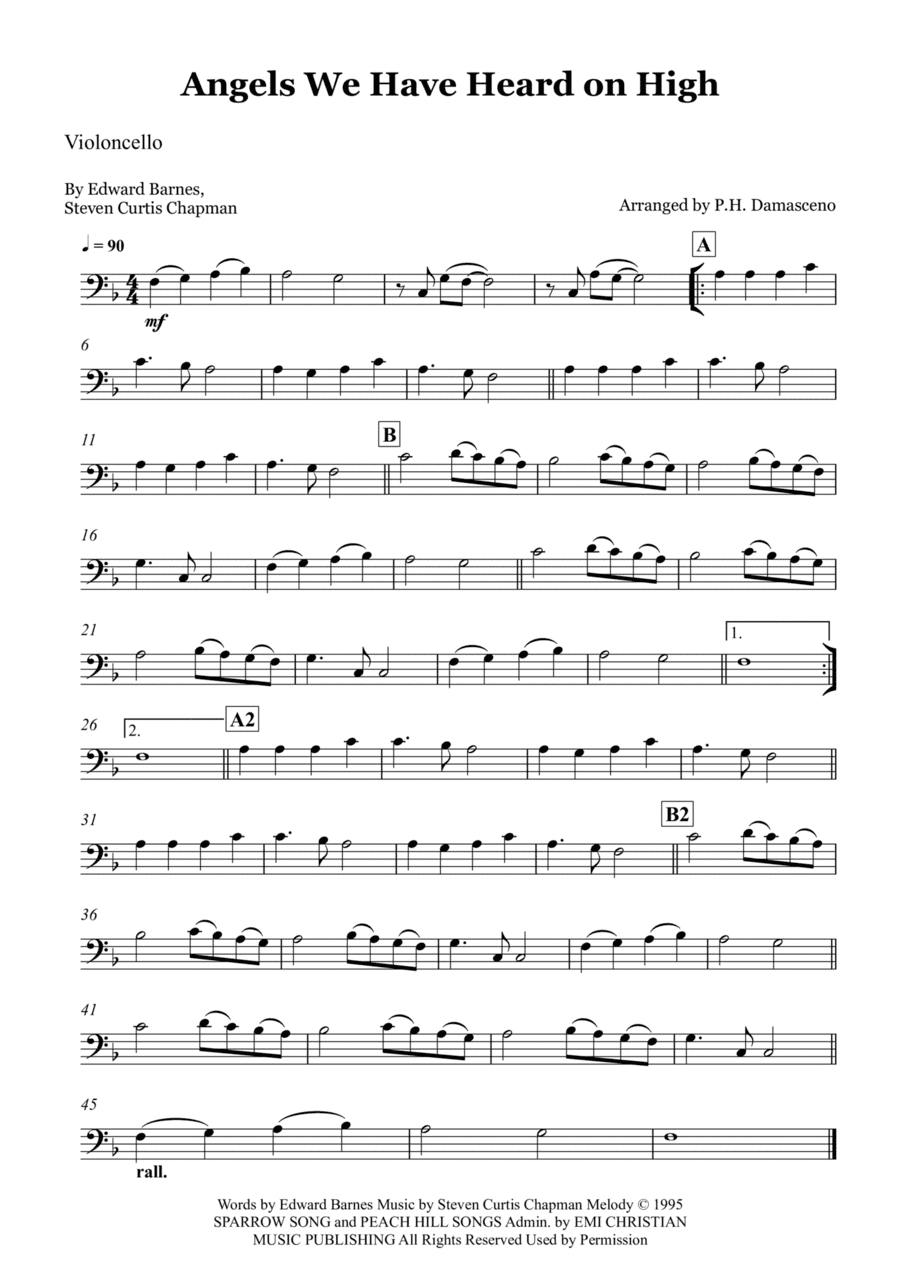 Angels We Have Heard On High (arr. P.H. Damasceno)