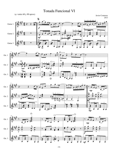 Three guitars-Tonada Funcional VI