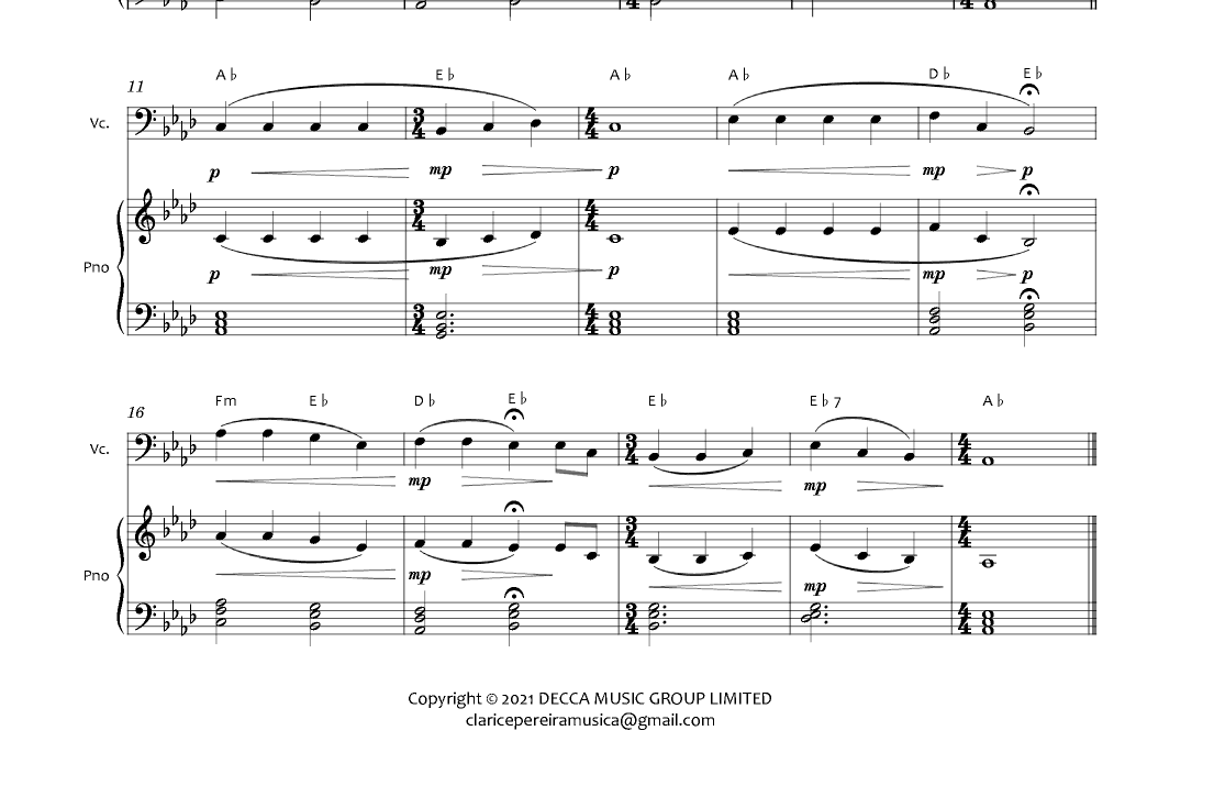 A Hymn For The Robin (arr. Clarice Pereira)