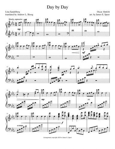 Day by Day (arr. James E. Speer)