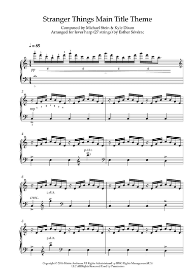 Stranger Things Main Title Theme (arr. Esther Sévérac)