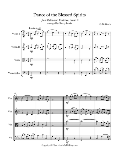 Dance of the Blessed Spirits (arr. Sherry Lewis)