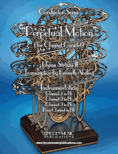 Strauss II - Perpetual Motion (for Clarinet Quartet) (arr. Kenneth Abeling)