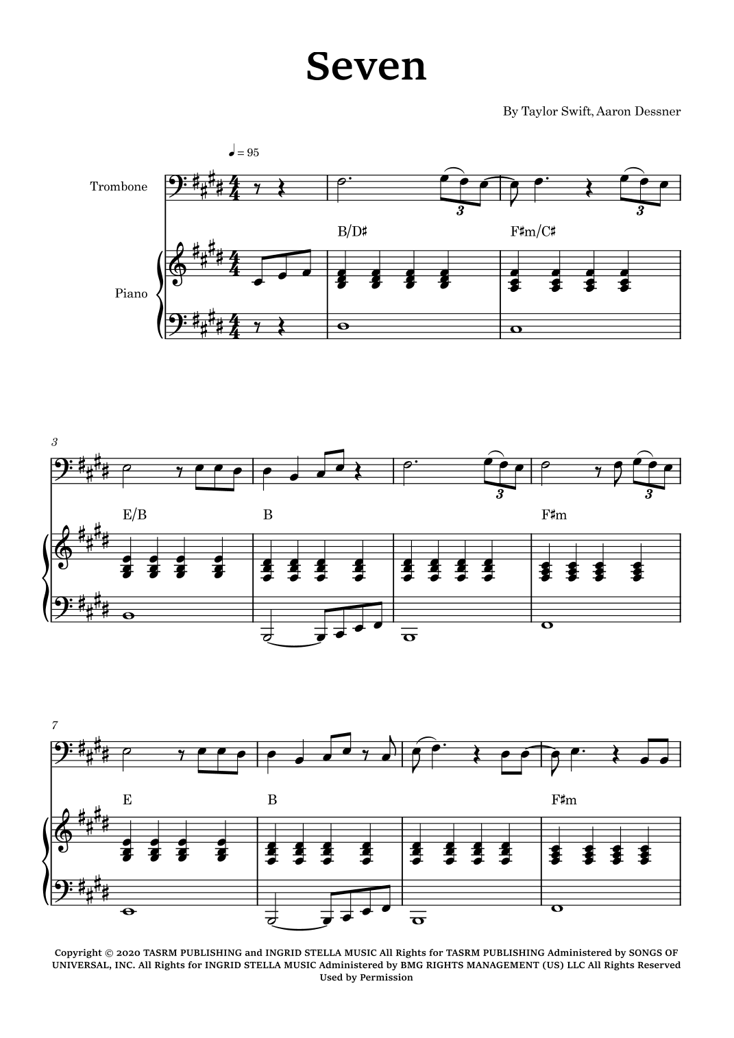 Seven (arr. Glauco Fernandes)