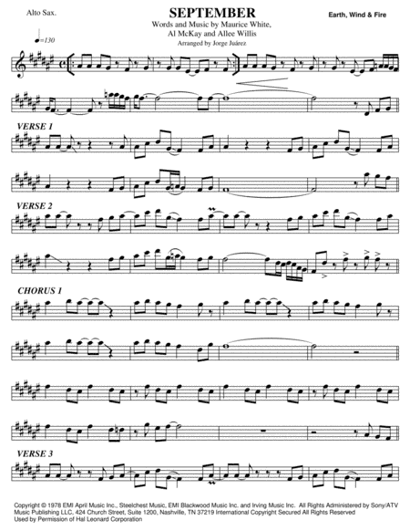 September (arr. Jorge Juárez)