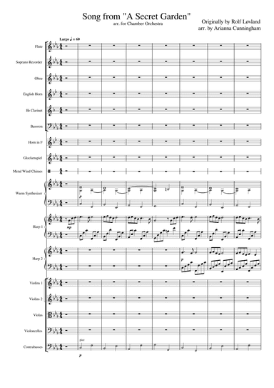 Song From A Secret Garden (korean Version) (arr. Arianna Cunningham)