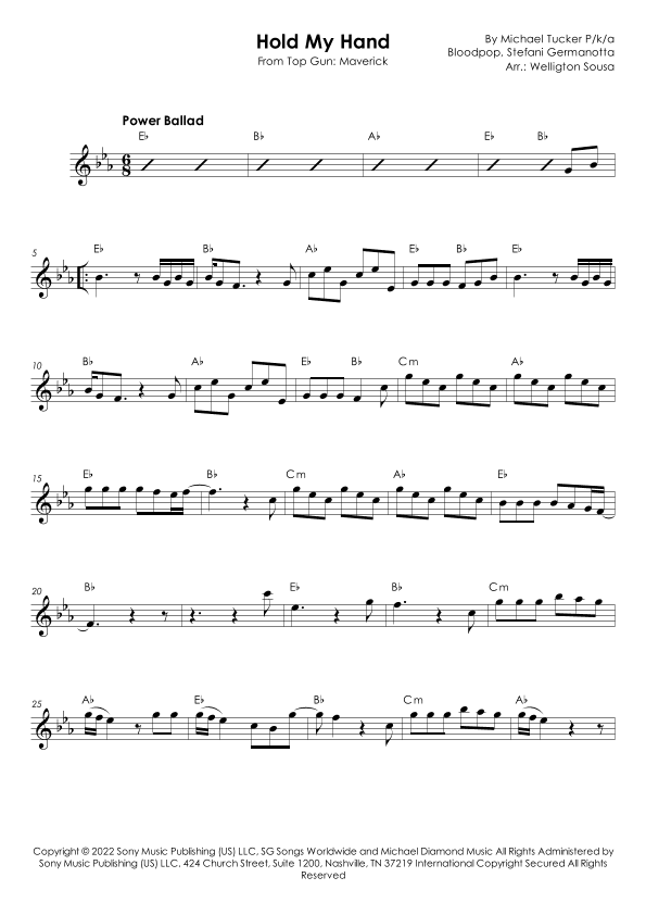 Hold My Hand (arr. Jose Welligton Sousa de Castro)