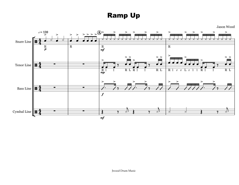 Ramp Up (Drumline Cadence)