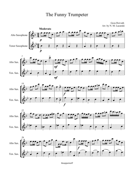 The Funny Trumpeter (arr. Nick Lacanski)