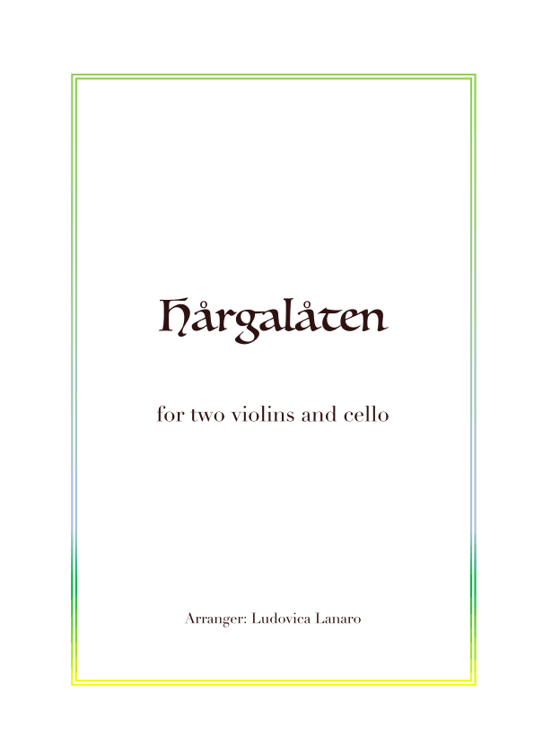 Hårgalåten - Swedish folk song (arr. Ludovica Lanaro)