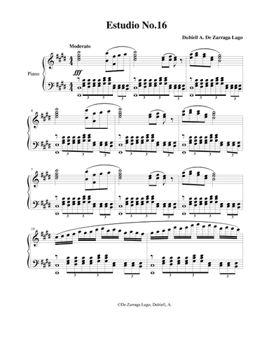 Ten Etudes No.16